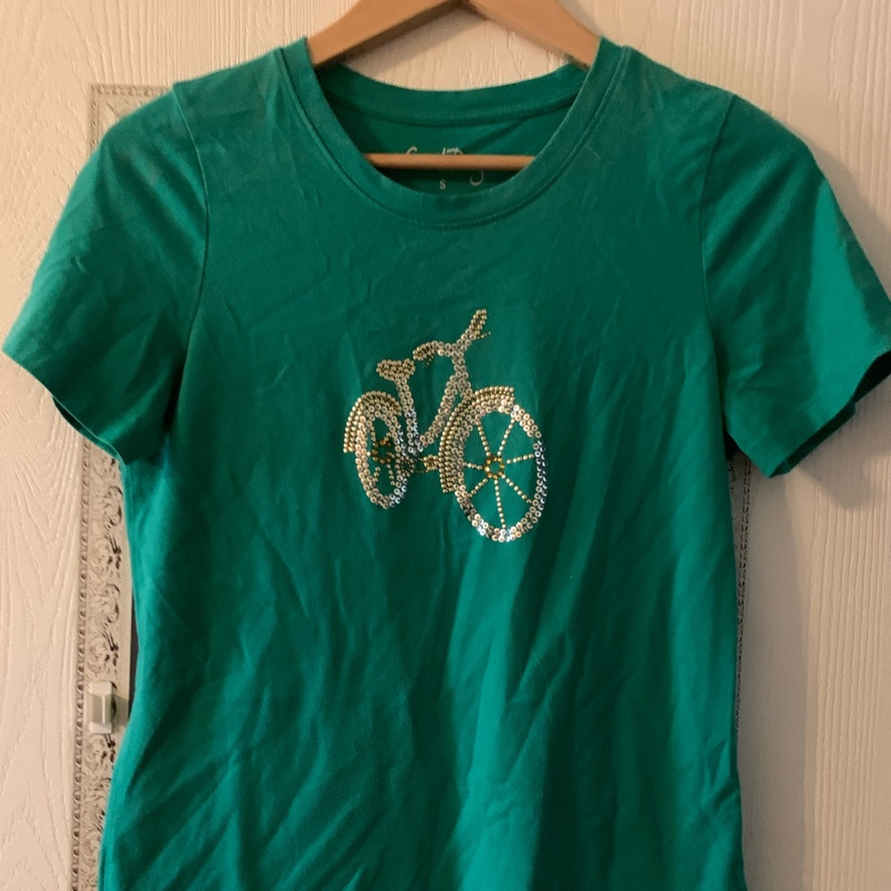 Green bicycle top